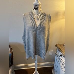 NWT Anthropology Oversized Sweater Vest